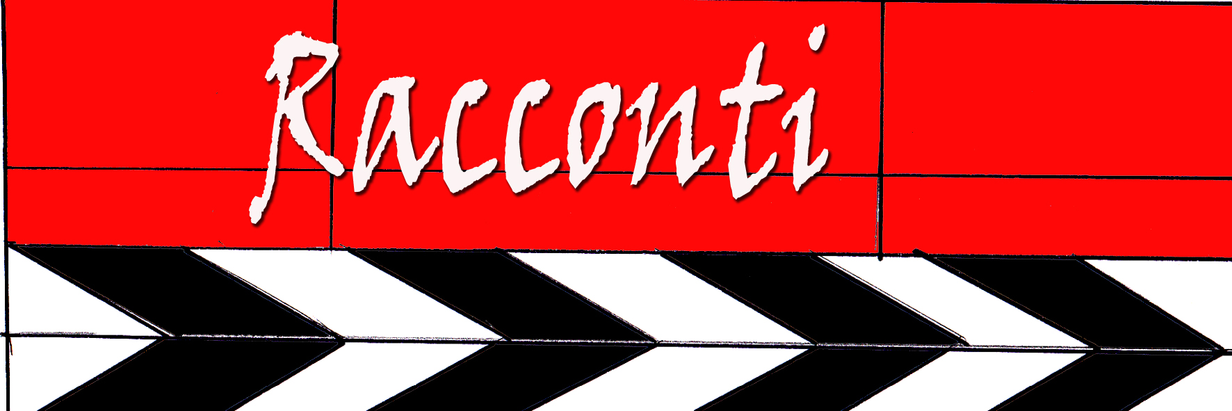 Cornice composta da un ciak su cui è scritto: 'racconti'.