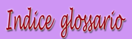Indice Glossario