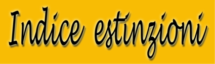 Indice Estinzioni