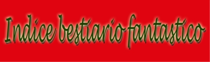 Indice Bestiario fantastico